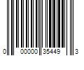 Barcode Image for UPC code 000000354493