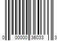 Barcode Image for UPC code 000000360333