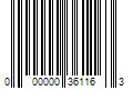 Barcode Image for UPC code 000000361163