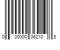 Barcode Image for UPC code 000000362108