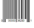 Barcode Image for UPC code 000000362801