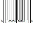 Barcode Image for UPC code 000000362818