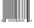 Barcode Image for UPC code 000000363334