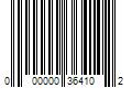 Barcode Image for UPC code 000000364102