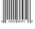 Barcode Image for UPC code 000000364706