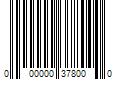 Barcode Image for UPC code 000000378000