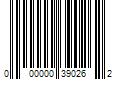 Barcode Image for UPC code 000000390262