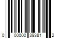 Barcode Image for UPC code 000000393812