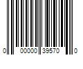 Barcode Image for UPC code 000000395700