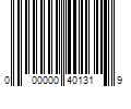 Barcode Image for UPC code 000000401319