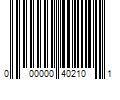 Barcode Image for UPC code 000000402101