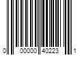 Barcode Image for UPC code 000000402231