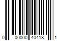 Barcode Image for UPC code 000000404181