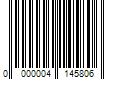 Barcode Image for UPC code 0000004145806