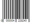 Barcode Image for UPC code 0000004228240