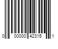 Barcode Image for UPC code 000000423151