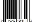 Barcode Image for UPC code 000000426312