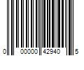 Barcode Image for UPC code 000000429405