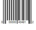 Barcode Image for UPC code 000000434812