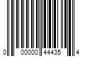 Barcode Image for UPC code 000000444354