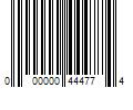 Barcode Image for UPC code 000000444774