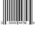 Barcode Image for UPC code 000000447584