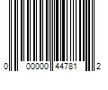 Barcode Image for UPC code 000000447812