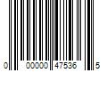 Barcode Image for UPC code 000000475365