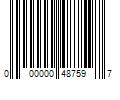 Barcode Image for UPC code 000000487597