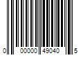 Barcode Image for UPC code 000000490405