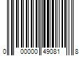 Barcode Image for UPC code 000000490818