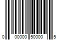 Barcode Image for UPC code 000000500005