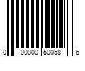 Barcode Image for UPC code 000000500586