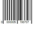 Barcode Image for UPC code 0000005193707