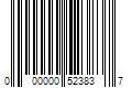 Barcode Image for UPC code 000000523837