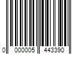 Barcode Image for UPC code 0000005443390