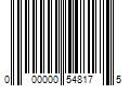 Barcode Image for UPC code 000000548175