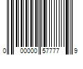 Barcode Image for UPC code 000000577779