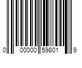 Barcode Image for UPC code 000000598019