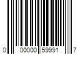 Barcode Image for UPC code 000000599917