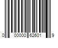 Barcode Image for UPC code 000000626019