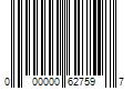 Barcode Image for UPC code 000000627597