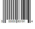 Barcode Image for UPC code 000000631914