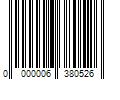 Barcode Image for UPC code 0000006380526