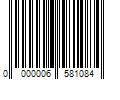 Barcode Image for UPC code 0000006581084