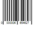 Barcode Image for UPC code 0000006654627