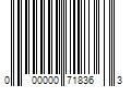 Barcode Image for UPC code 000000718363