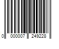 Barcode Image for UPC code 0000007249228