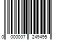 Barcode Image for UPC code 0000007249495