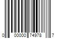 Barcode Image for UPC code 000000749787